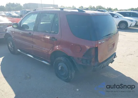 2000 Mercedes-Benz Ml 320 z USA, uszkodzony, nr VIN 4JGAB54E2YA195845